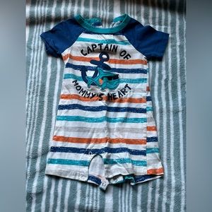 “Captain of mommy’s heart” baby clothing